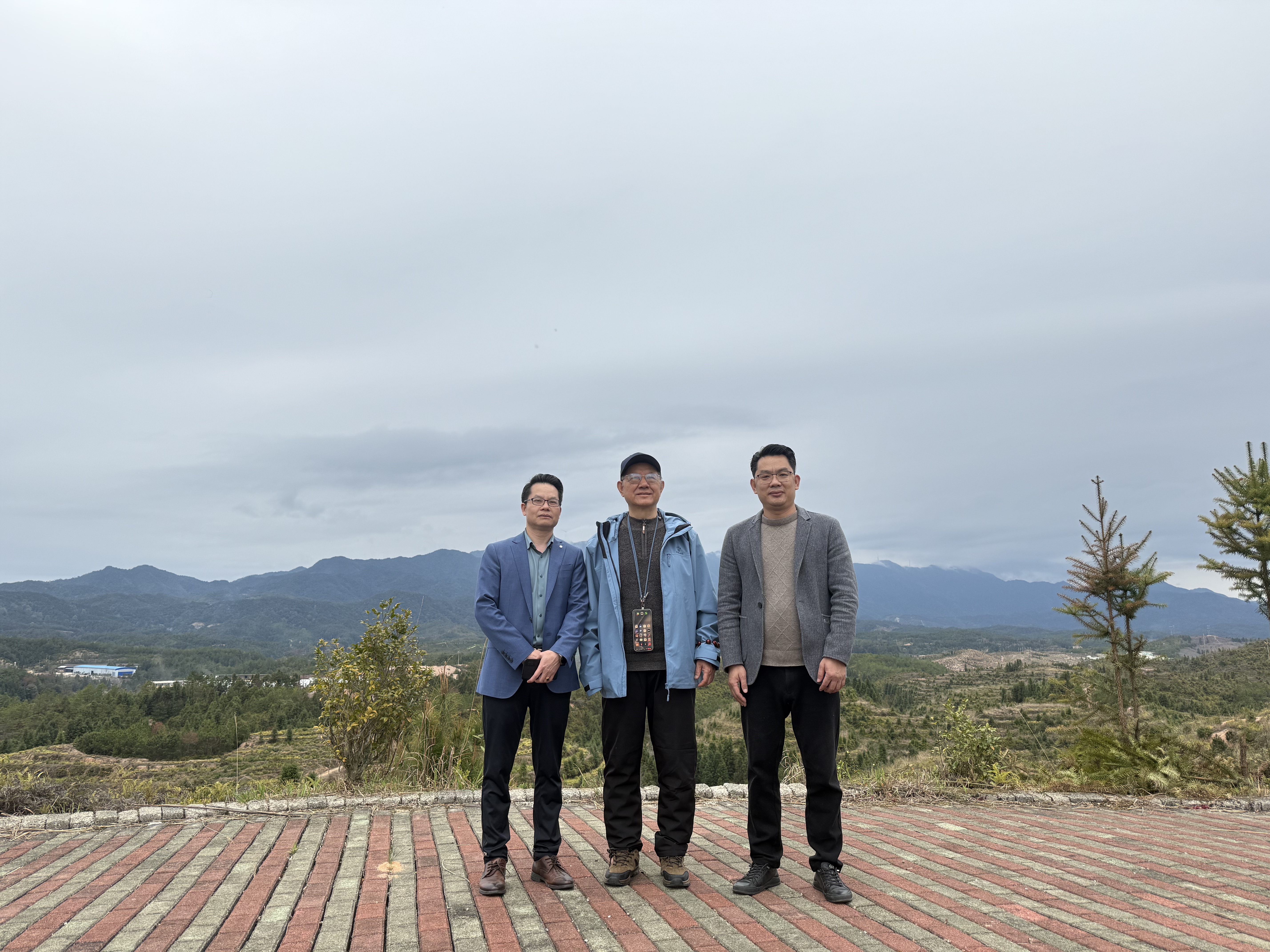 镇党委书记许德洋等领导莅临茶山考察
