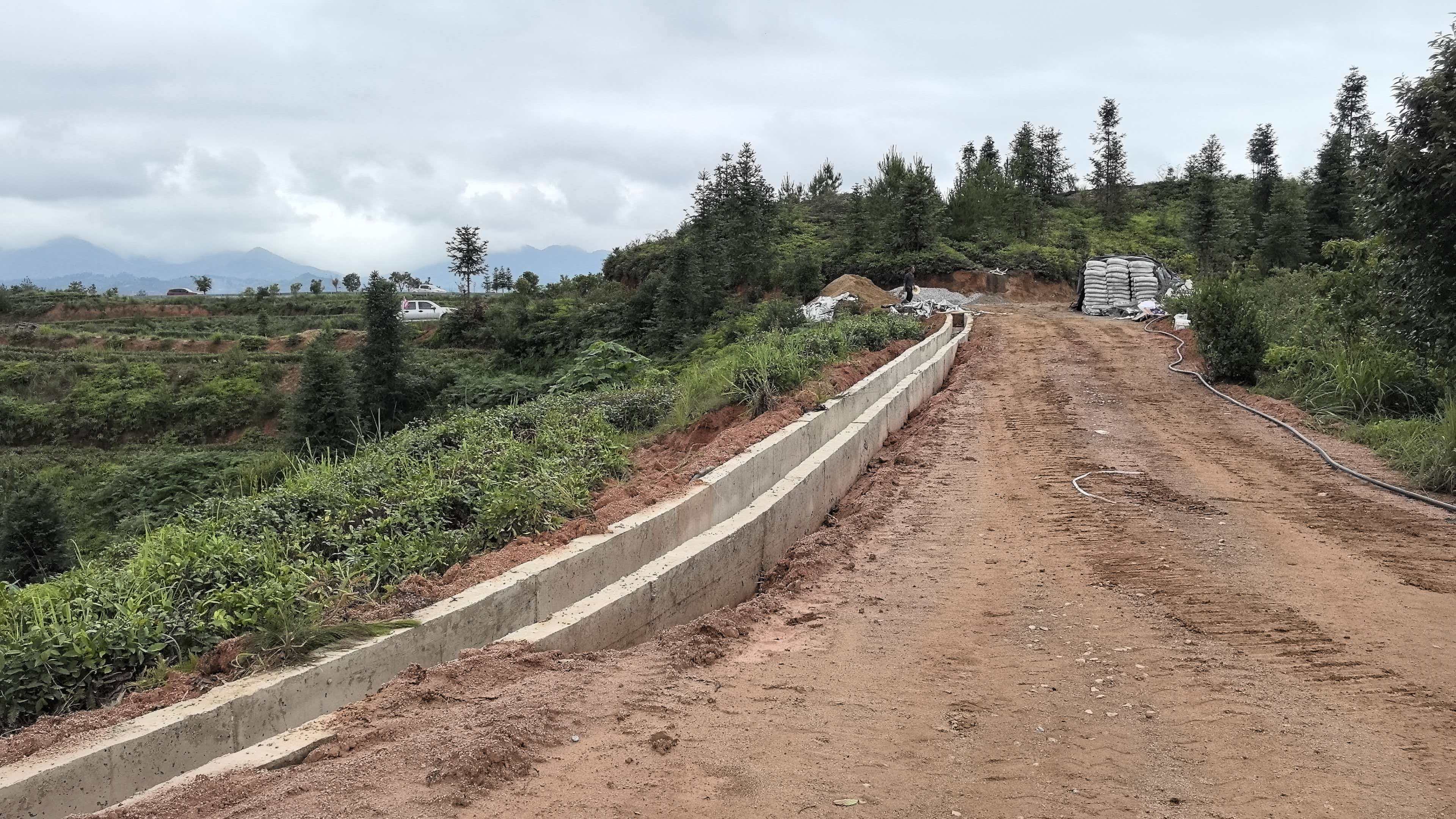 茶山基地水保项目正式施工